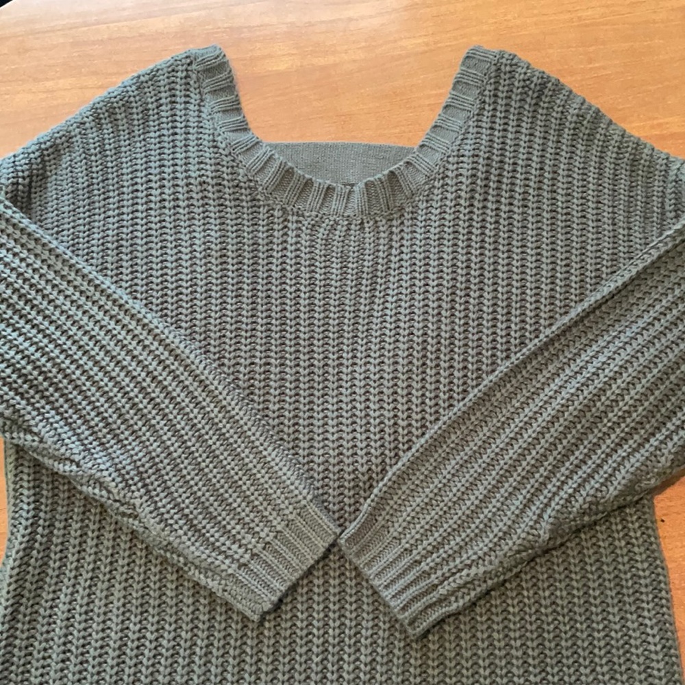 Oversized tunic sweater.